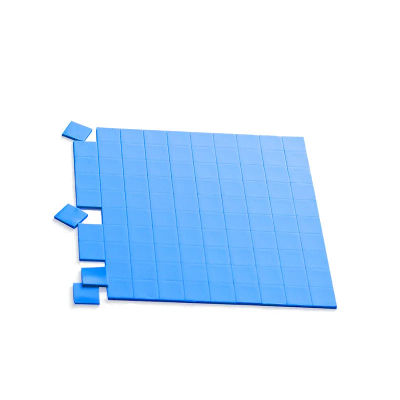 RGEEK 6W/M.K GPU CPU Heat Sink 100mm*100mm Cooling Conductive Silicone Pad Heat Sink Thermal Pad for Computer Desktop Accessory
