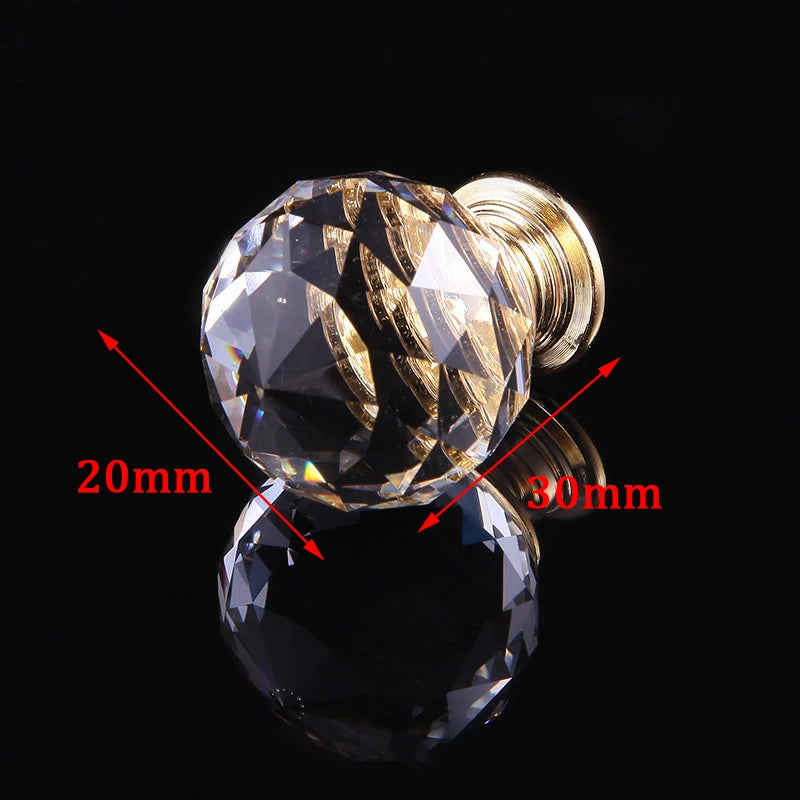 KAK Fashion Crystal Cabinet Knobs and Handles Colorful Crystal Dresser Drawer Knobs Kitchen Handles Furniture Handle Hardware