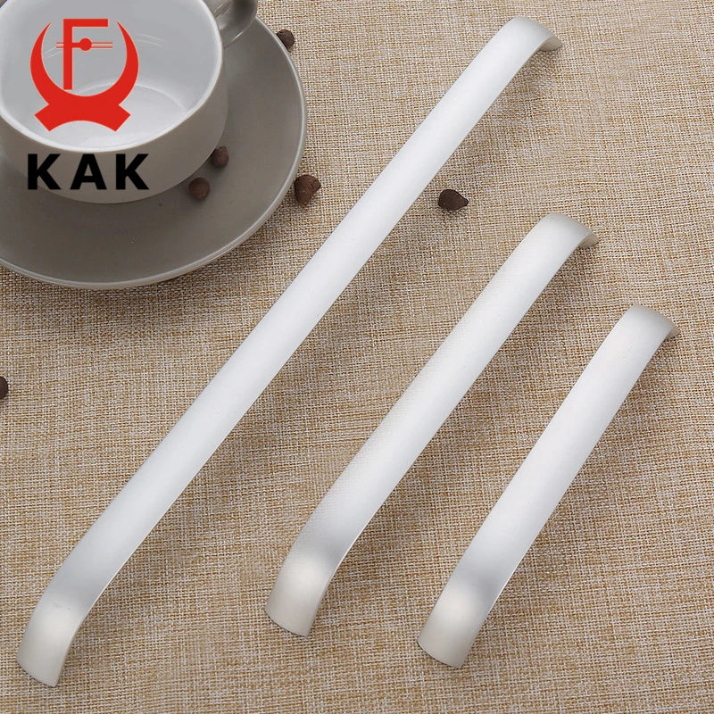 KAK Aluminium Alloy Black Cabinet Knobs Kitchen Cabinet Handles Drawer Knobs Pulls Black Furniture Handle Cabinet Hardware