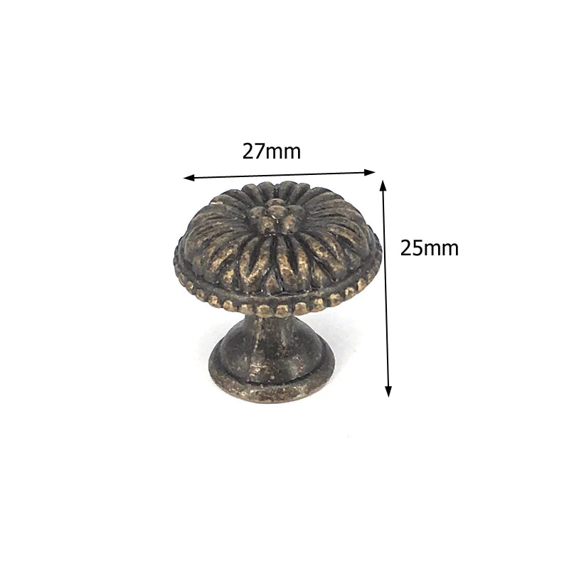 1x  Antique Bronze kitchen cabinet drawer knobs dresser cupboard wardrobe furniture Pulls Handle Wooden Box Jewelry Box knobs