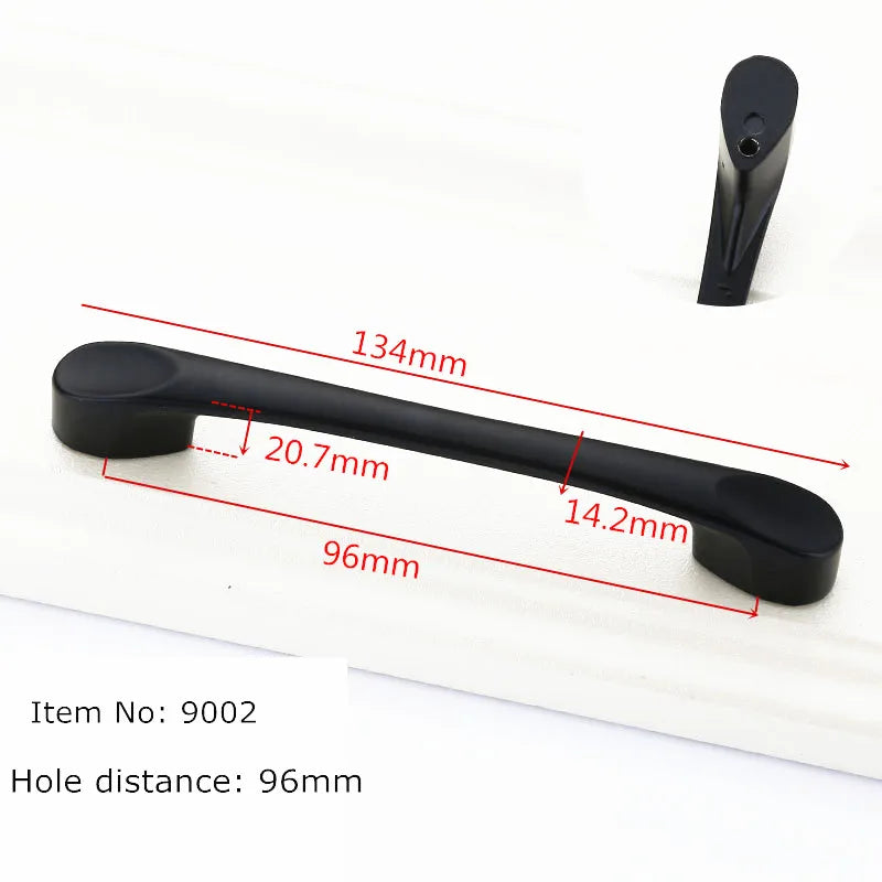 Black Handles for Furniture Cabinet Knobs and Handles Kitchen Handles Drawer Knobs Cabinet Pulls Cupboard Handles Knobs