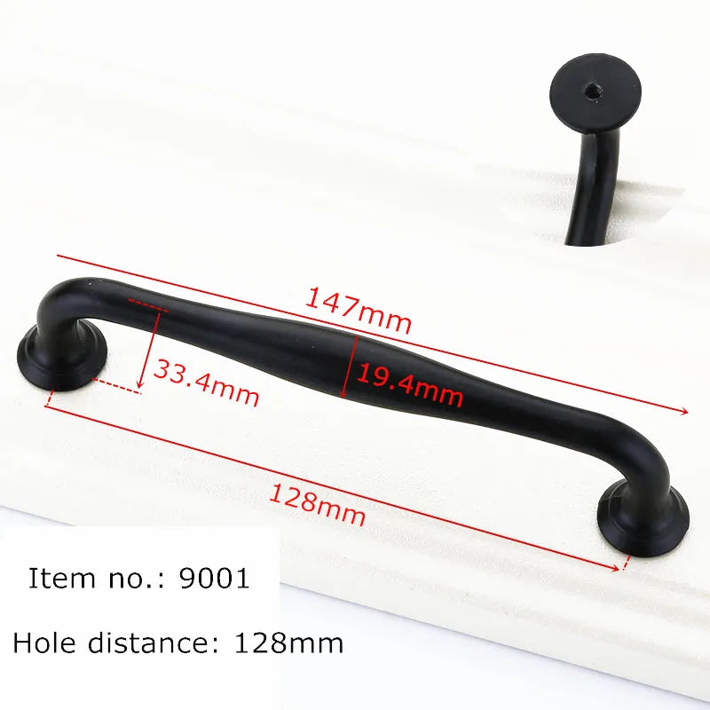 Black Handles for Furniture Cabinet Knobs and Handles Kitchen Handles Drawer Knobs Cabinet Pulls Cupboard Handles Knobs