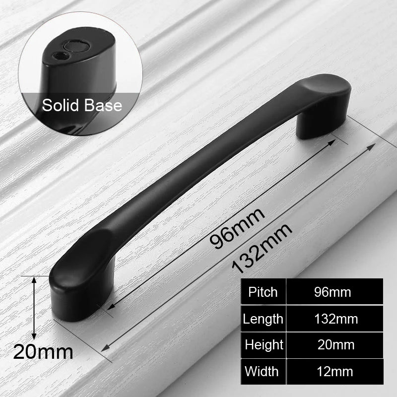 Black Handles for Furniture Cabinet Knobs And Handles Kitchen Handles Drawer Knobs Cabinet Pulls Cupboard Handles Knobs