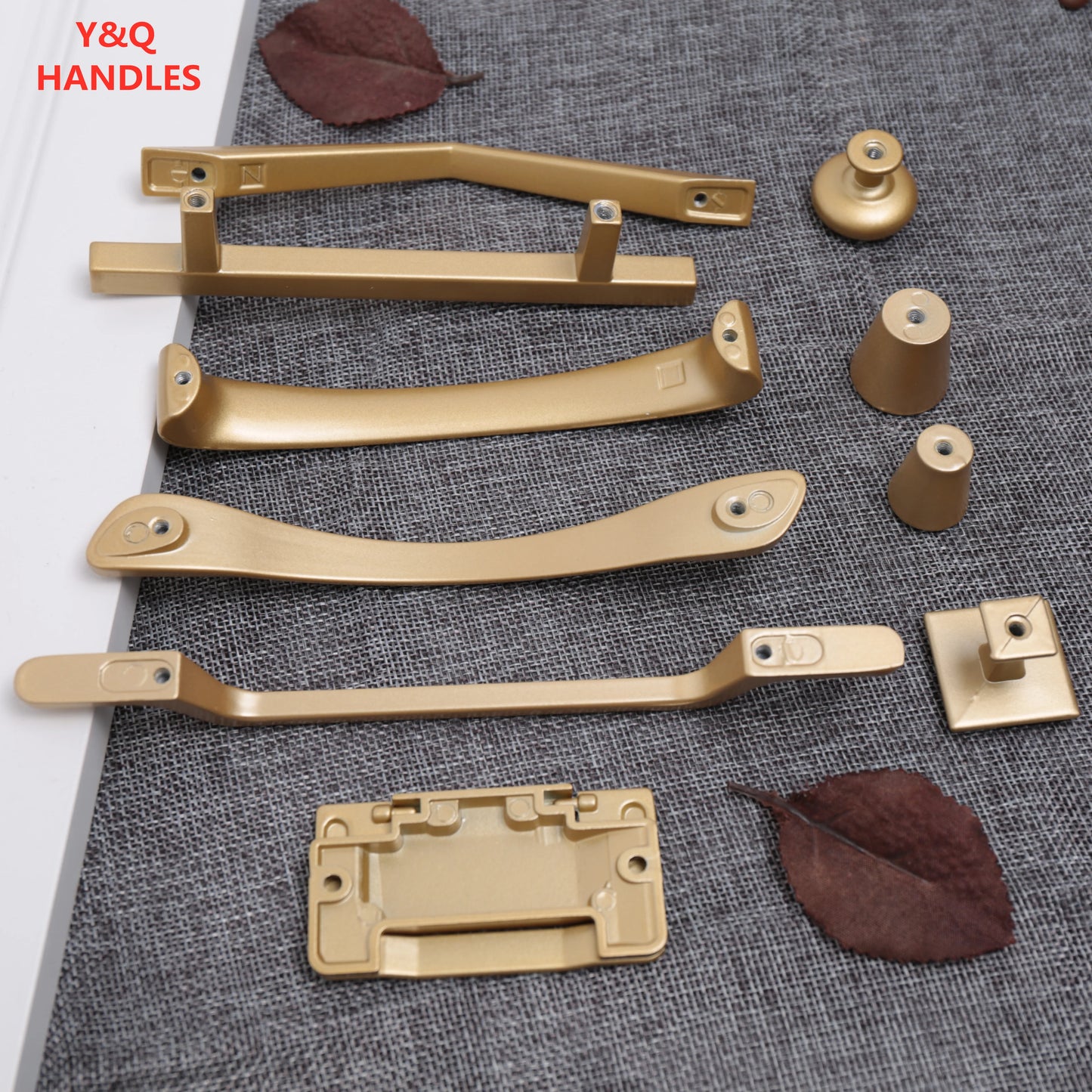 Handles Drawer Cabinet Furniture Kitchen Handles for Cabinet Knob Door Drawer Furniture Kitchen Knob Golden Simplicity Hardware