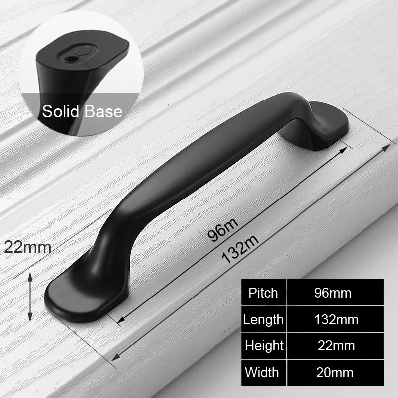 Black Handles for Furniture Cabinet Knobs And Handles Kitchen Handles Drawer Knobs Cabinet Pulls Cupboard Handles Knobs