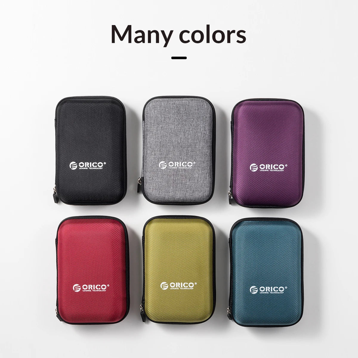 ORICO 2.5 Inch HDD Box Bag Case Portable Hard Drive Bag for External Portable HDD hdd box case storage Protection Black/Red/Blue