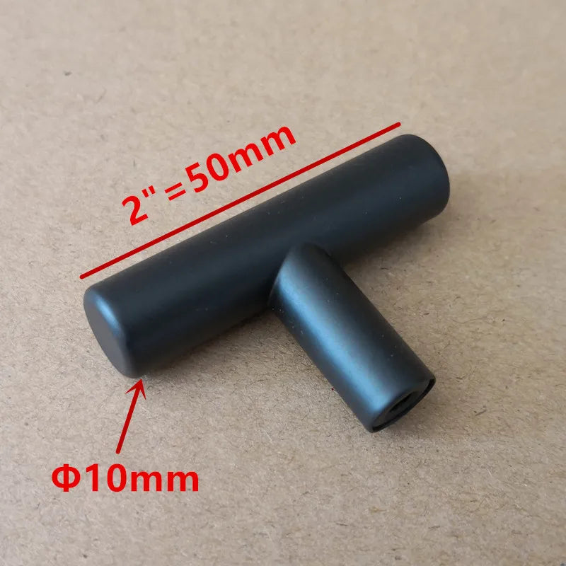 MAIKAK Brushed Black Straight Cupboard Handles Knobs Stainless Steel Brushed Black Gold Kitchen Door Handles Cabinet Pull