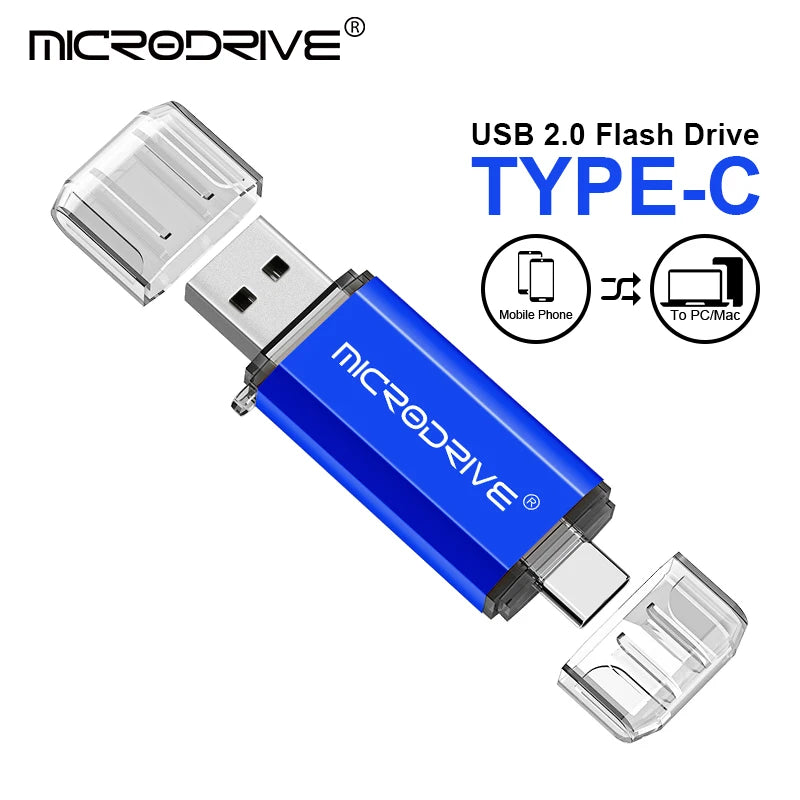 Type C USB Flash Drive 128MB 1GB 2GB 4GB 8GB 16GB 32GB 64GB 128GB for Andriods Smart Phone Memory MINI USB Stick USB C