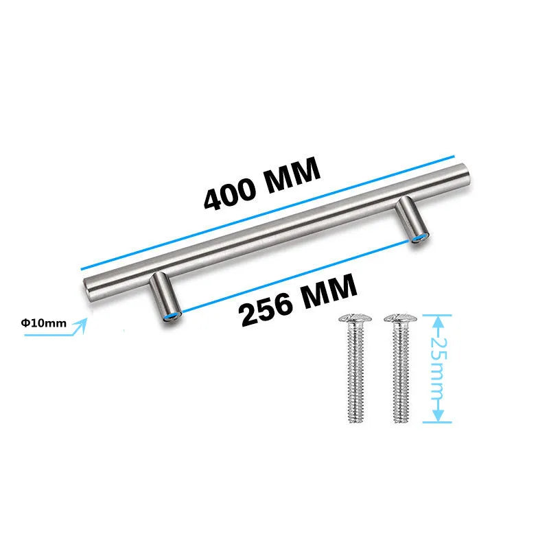 MAIKAK Modern Stainless Steel Kitchen Door Cabinet T Bar Handle Pull Knob Cabinet Knobs Furniture Handle Cupboard Drawer Handle