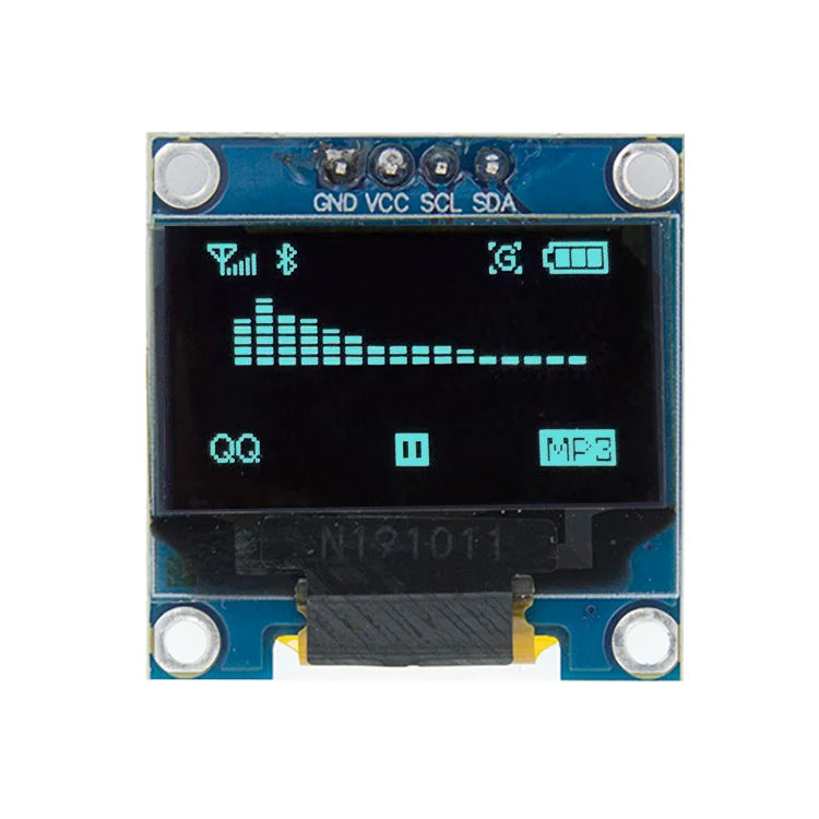 0.96 inch IIC Serial 4pin White/Blue/Yellow Blue/Yellow OLED Display Module 128X64 12864 LCD Screen Board for arduino oled