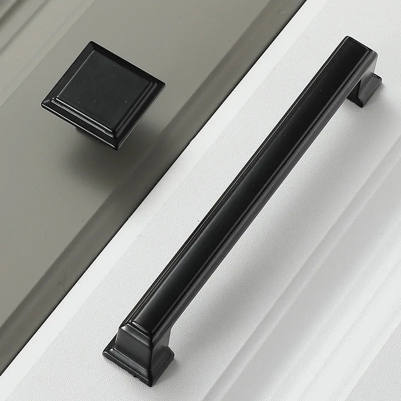 Black Handles for Furniture Cabinet Knobs And Handles Kitchen Handles Drawer Knobs Cabinet Pulls Cupboard Handles Knobs