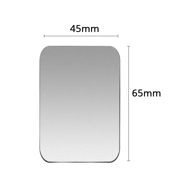 5PCS Car Phone Holder Metal Plate Magnetic Holder Round Square Sticker iron Sheet for Mobile Tablet Magnet Disk Desk Car Stand