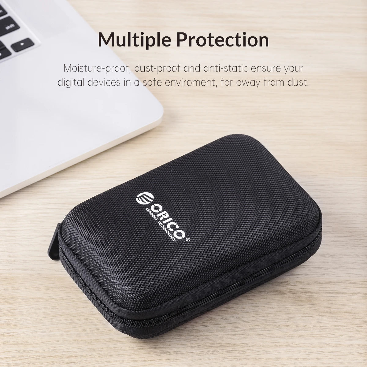 ORICO 2.5 Inch HDD Box Bag Case Portable Hard Drive Bag for External Portable HDD hdd box case storage Protection Black/Red/Blue