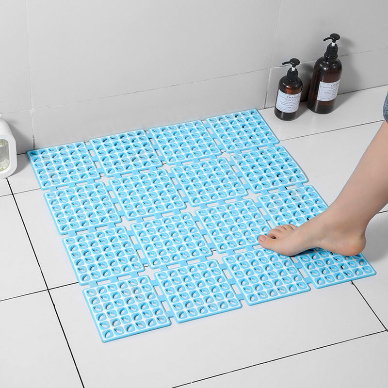 Environmental protection tpe material bathroom anti-slip mat bath tank shower room bath toilet floor mat suction cup anti-fall mat