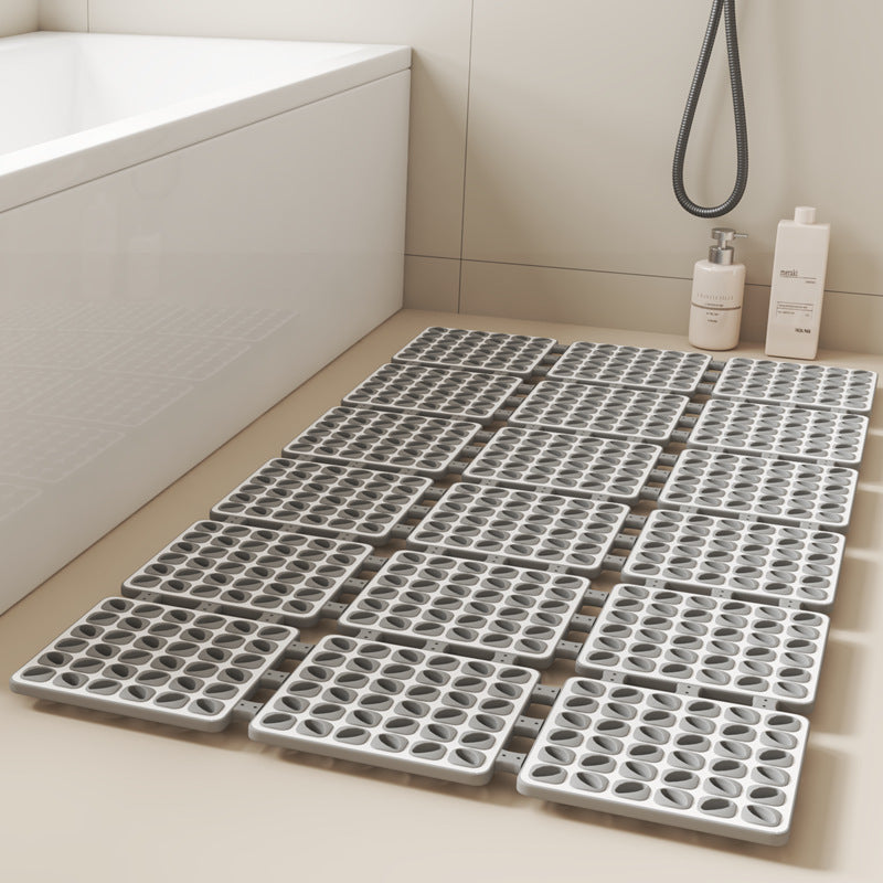 Bathroom Anti-slip Mat Shower Room Bathroom Anti-fall Mat Bathroom Toilet Waterproof Hollow Mat