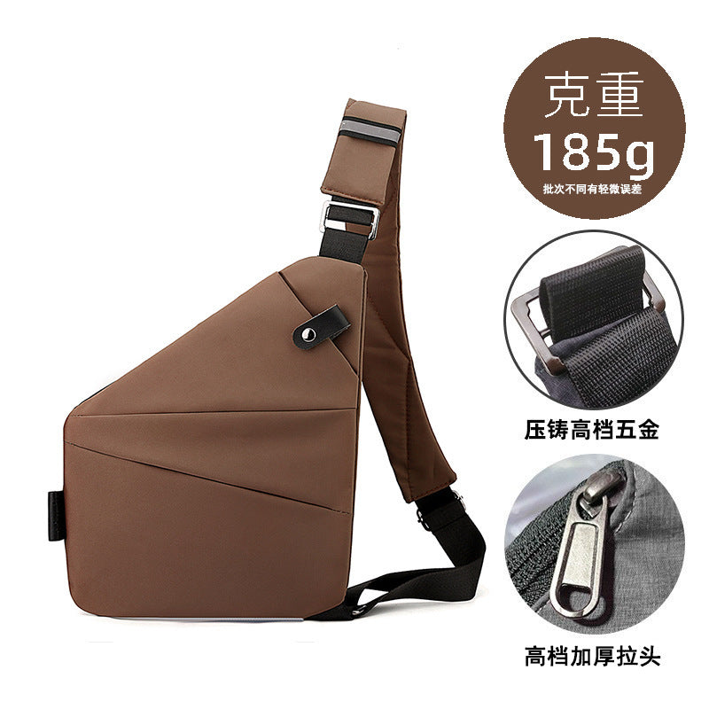 Chest Bag Men's Distinctive Shoulder Crossbody Bag Fashion Cross Bag Multifunctional Sports Fashion Underarm Bag Men's Chest Bag