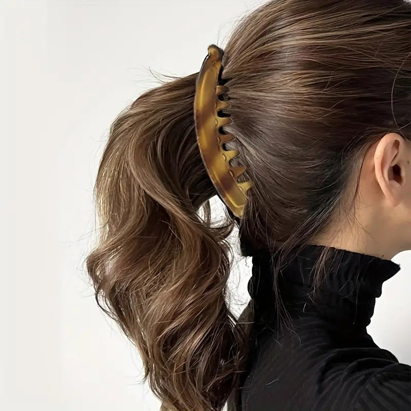 13cm Large Banana Clip Simple Vertical Hair Clip Elegant Hair Clip Ponytail Clip Back of the Head Grabber Wholesale