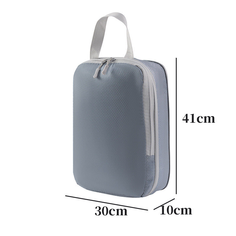 Travel Storage Bag Compression Bag Four-piece Set Travel Artifact Packaging Clothing Washing and Maternity Suitcase Organizing Bag