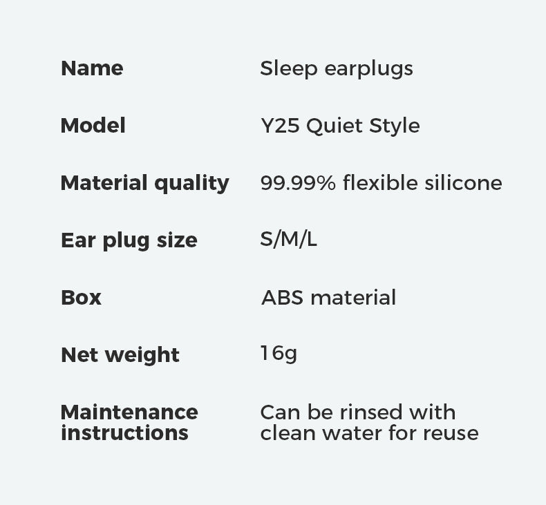 Silicone Earplugs for Sleep Noise Cancel Noise Reduction-Soundproof Reduce Disturbances -Quality loop Earplugs