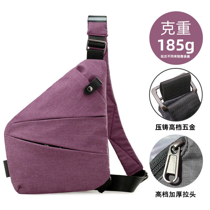 Chest Bag Men's Distinctive Shoulder Crossbody Bag Fashion Cross Bag Multifunctional Sports Fashion Underarm Bag Men's Chest Bag