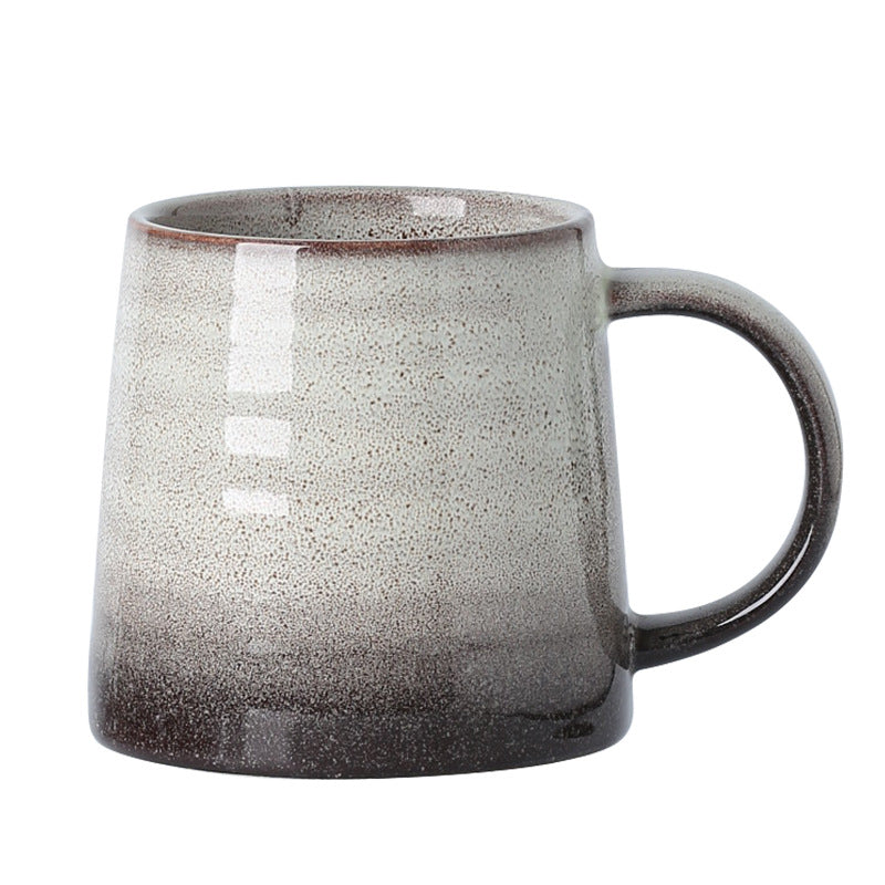 Creative retro Mug Coffee Cup ceramic cup household simple breakfast cup milk Oatmeal cup water cup tea cup