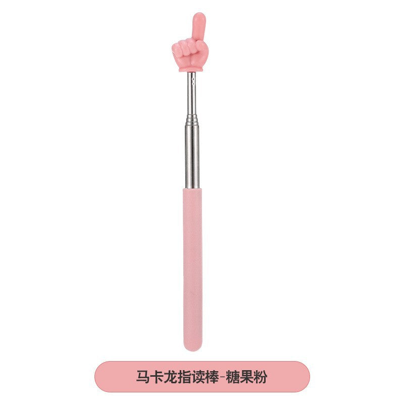 Telescopic Finger Reading Stick Reading Finger Reading Stick Finger Stick Reading Pointer Baton Teacher Teaching Stick Wholesale