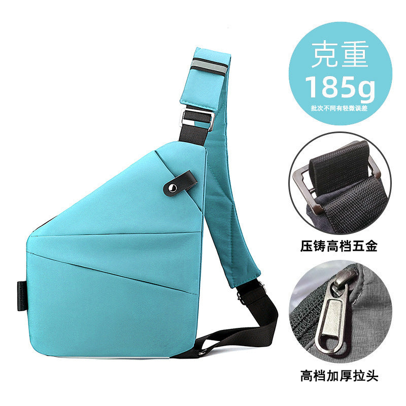 Chest Bag Men's Distinctive Shoulder Crossbody Bag Fashion Cross Bag Multifunctional Sports Fashion Underarm Bag Men's Chest Bag