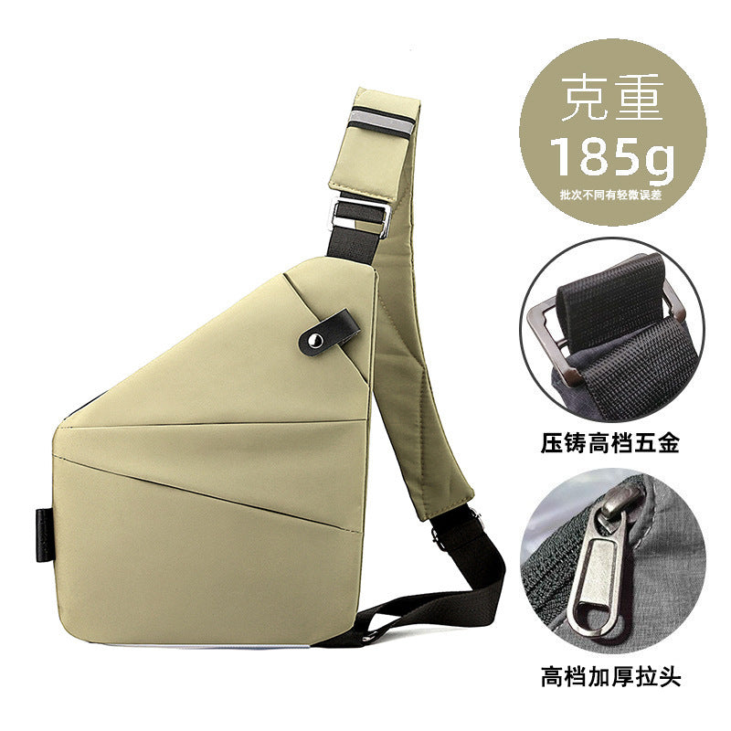 Chest Bag Men's Distinctive Shoulder Crossbody Bag Fashion Cross Bag Multifunctional Sports Fashion Underarm Bag Men's Chest Bag
