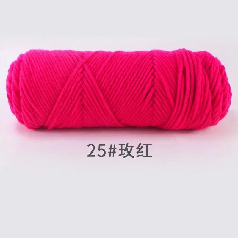 8 strands milk cotton eight strands lover cotton handmade diy material coated wool scarf hat hook shoes medium thick wool ball