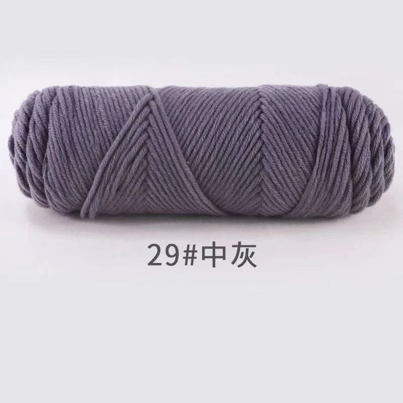 8 strands milk cotton eight strands lover cotton handmade diy material coated wool scarf hat hook shoes medium thick wool ball