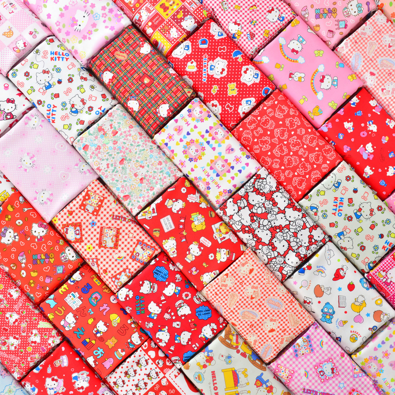 8 An Fine Sail Pure Cotton Ba An Canvas Fabric Handmade Tablecloth Bag Pet Cartoon Thickened Cotton Kitty Fabric
