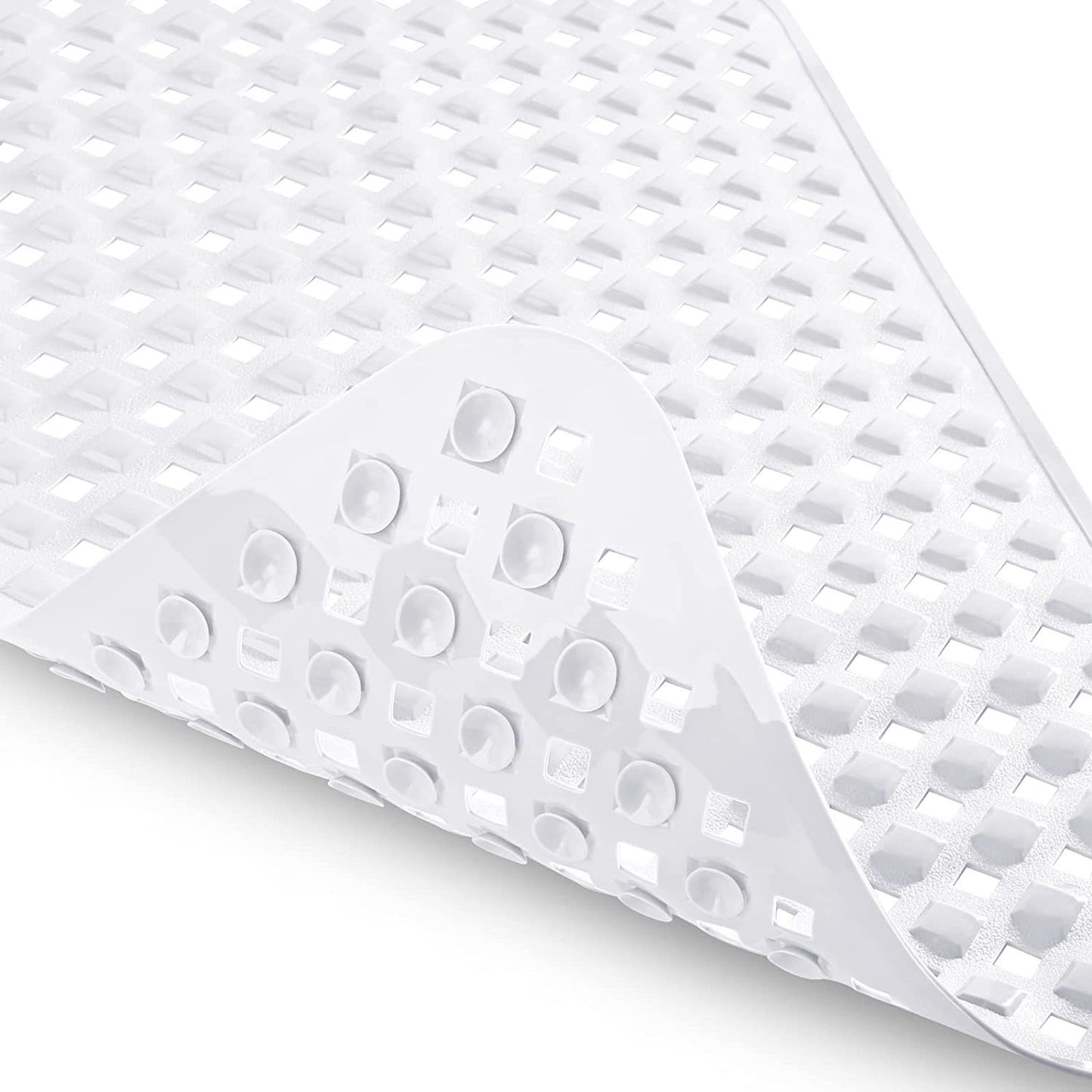 Bathroom Non-Slip Mat Long Diamond-Shaped Bathtub Mat European and American Popular Bath Mat Anti-Fall Suction Cup Foot Mat Shower Room Floor Mat