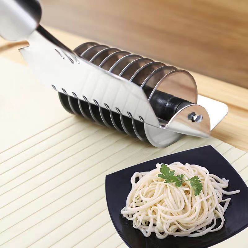 Rolling Noodles Knife Household Cutting Scallion Noodles New Roller Knife Noodles Cutting Knife Commercial Noodles Cutting Artifact