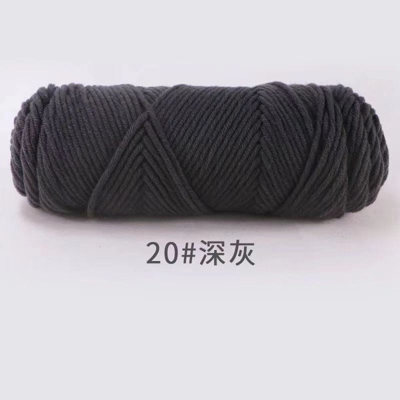 8 strands milk cotton eight strands lover cotton handmade diy material coated wool scarf hat hook shoes medium thick wool ball