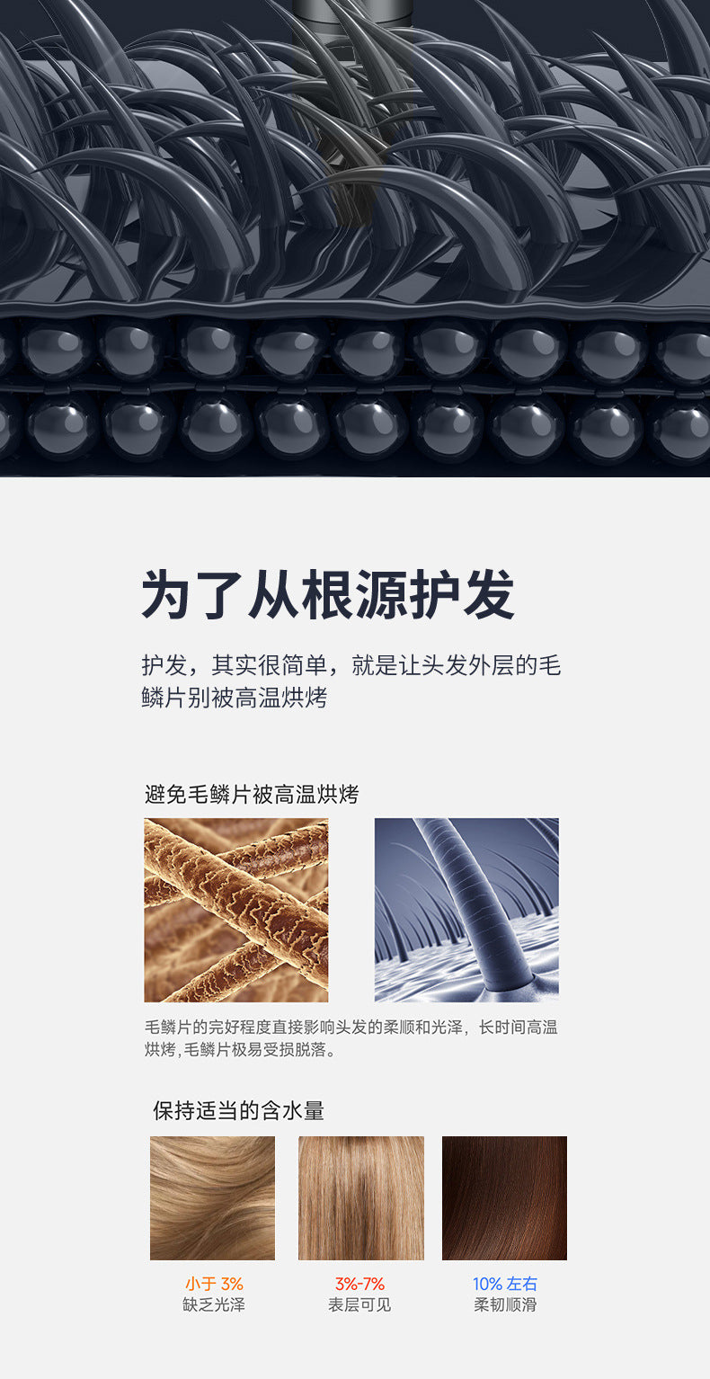 Hair Dryer Home Blue Light Negative Ion Hair Salon High Power Hair Dryer Dormitory Cold and Hot Air Hair Dryer Gift Cross Border