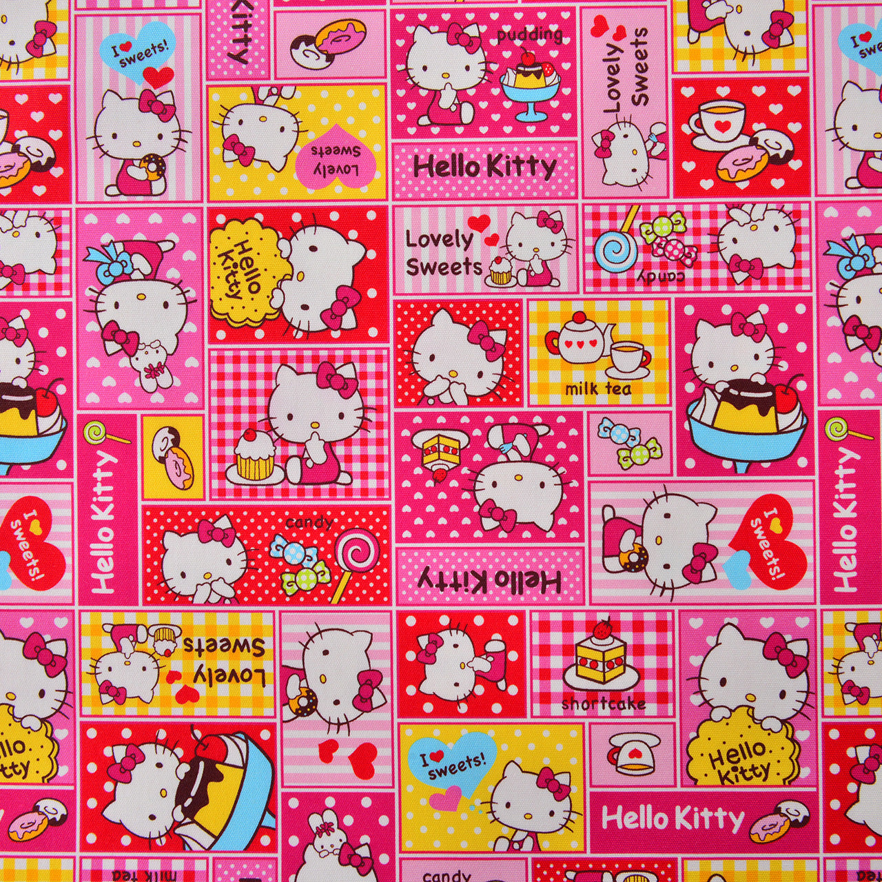 8 An Fine Sail Pure Cotton Ba An Canvas Fabric Handmade Tablecloth Bag Pet Cartoon Thickened Cotton Kitty Fabric