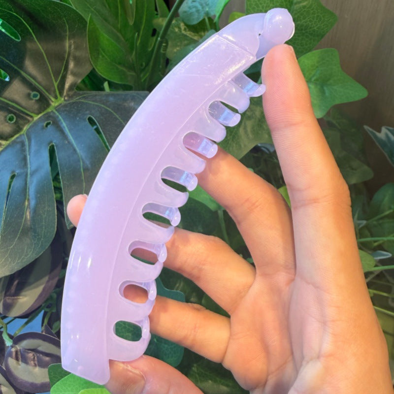 13cm Large Banana Clip Simple Vertical Hair Clip Elegant Hair Clip Ponytail Clip Back of the Head Grabber Wholesale