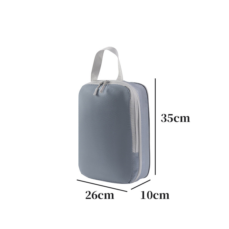 Travel Storage Bag Compression Bag Four-piece Set Travel Artifact Packaging Clothing Washing and Maternity Suitcase Organizing Bag