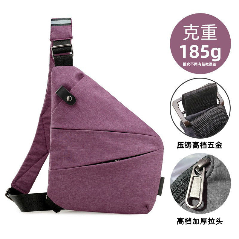Chest Bag Men's Distinctive Shoulder Crossbody Bag Fashion Cross Bag Multifunctional Sports Fashion Underarm Bag Men's Chest Bag