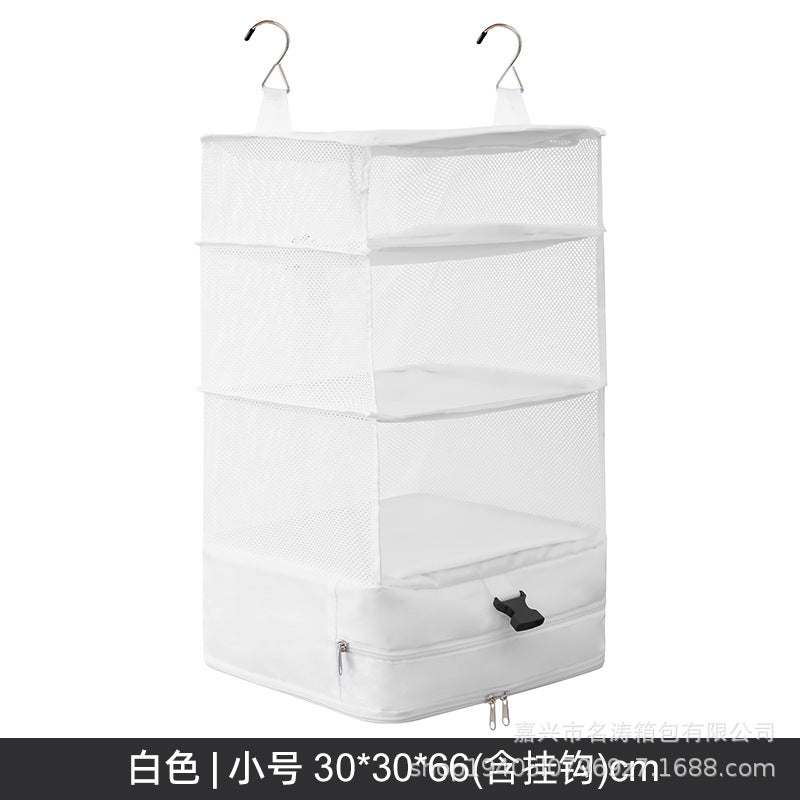 Hanging Bag Portable Storage Bag Wall-Mounted Space-Saving Travel Hanging Bag Wall-Mounted Travel Folding Wardrobe Storage
