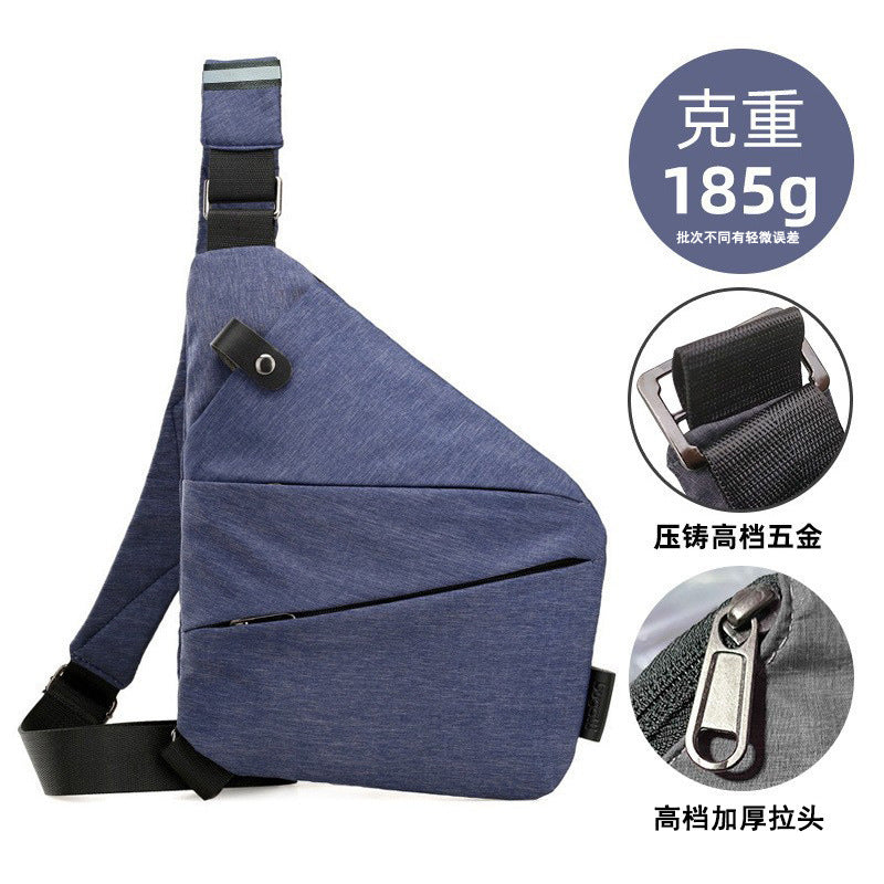 Chest Bag Men's Distinctive Shoulder Crossbody Bag Fashion Cross Bag Multifunctional Sports Fashion Underarm Bag Men's Chest Bag