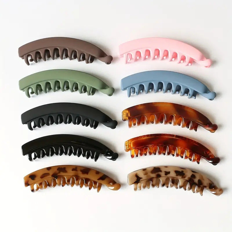 13cm Large Banana Clip Simple Vertical Hair Clip Elegant Hair Clip Ponytail Clip Back of the Head Grabber Wholesale