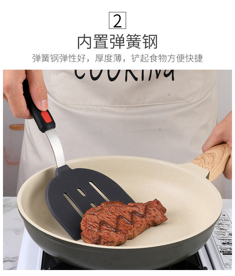 Silicone Cooking Utensils Teppanyaki Cooking Shovel Non-stick Pan Silicone Pancake Yazi Shovel Cross-border Hot Sale
