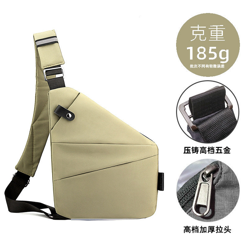 Chest Bag Men's Distinctive Shoulder Crossbody Bag Fashion Cross Bag Multifunctional Sports Fashion Underarm Bag Men's Chest Bag