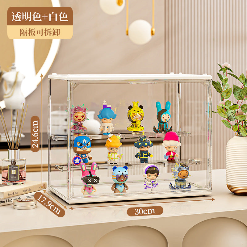 Handmade Transparent Storage Box Blind Box Storage Ornaments Bubble Mart Lego Doll Toy Doll Display