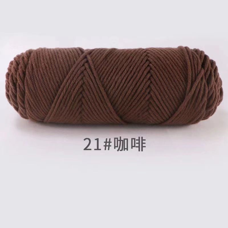 8 strands milk cotton eight strands lover cotton handmade diy material coated wool scarf hat hook shoes medium thick wool ball