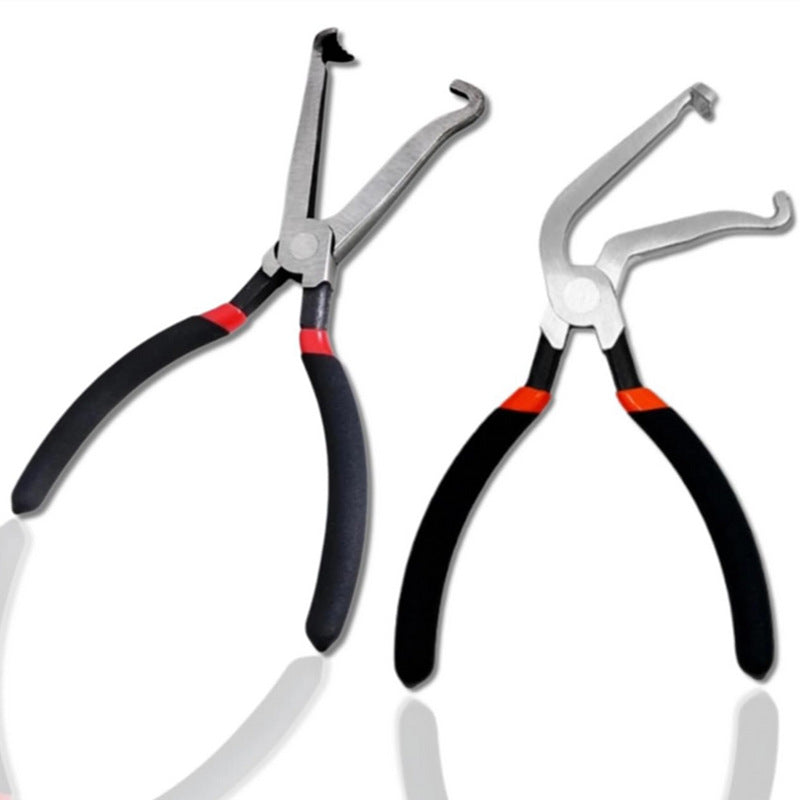 Red and black elbow 60 degree power-off pliers bolt pliers multi-purpose pliers car oil pipe separation harness pliers cross-border pliers