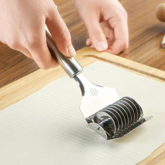 Rolling Noodles Knife Household Cutting Scallion Noodles New Roller Knife Noodles Cutting Knife Commercial Noodles Cutting Artifact