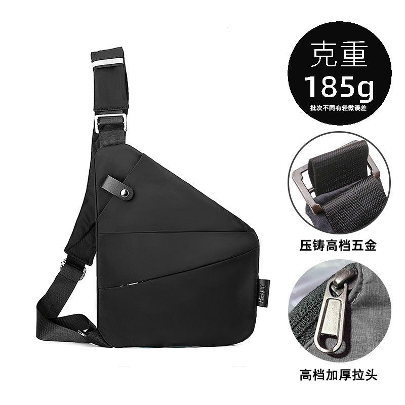 Chest Bag Men's Distinctive Shoulder Crossbody Bag Fashion Cross Bag Multifunctional Sports Fashion Underarm Bag Men's Chest Bag
