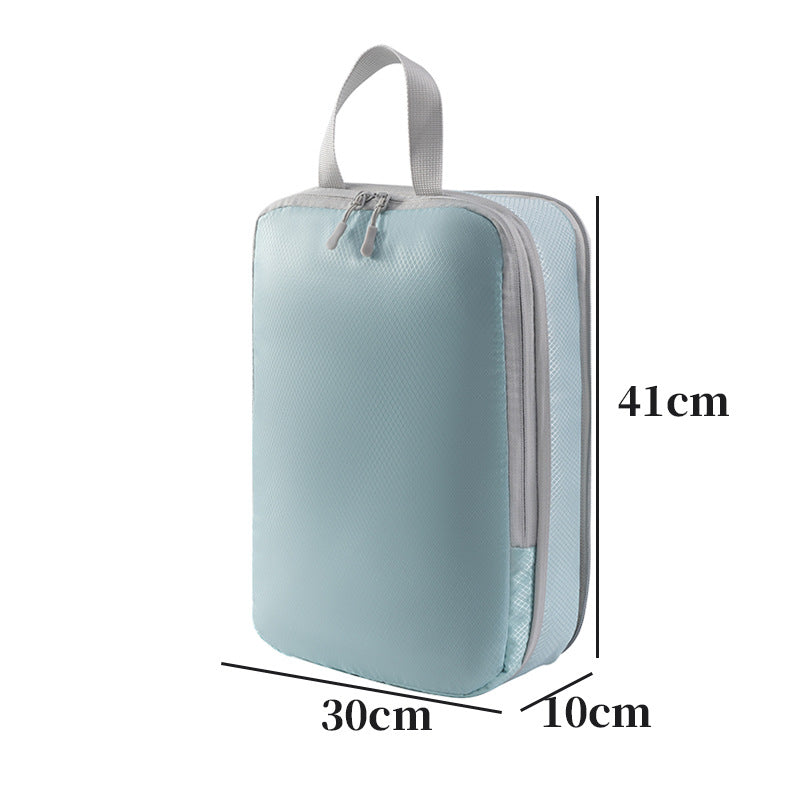 Travel Storage Bag Compression Bag Four-piece Set Travel Artifact Packaging Clothing Washing and Maternity Suitcase Organizing Bag